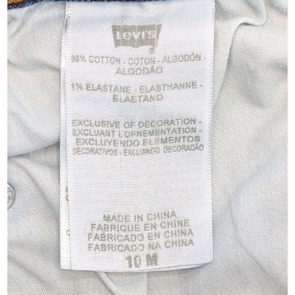 Levi's 545 Low Boot Cut Jeans Dark Wash Women's Size 10M Flap Back Pockets - Picture 12 of 15